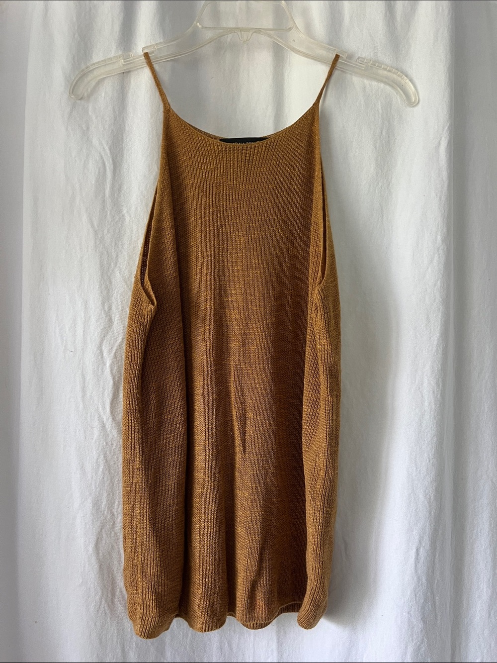 Banana Republic Knit Spaghetti-Strap Camisole — Camel